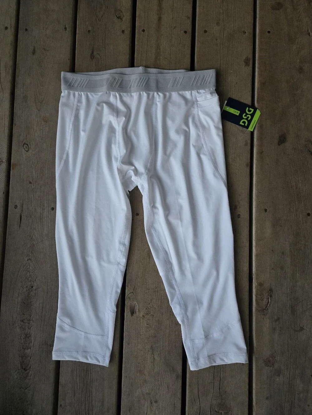 Brand new!! NWT DSG breathable white compression tight leggings size large